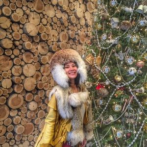 100% alpaca fur winter hat